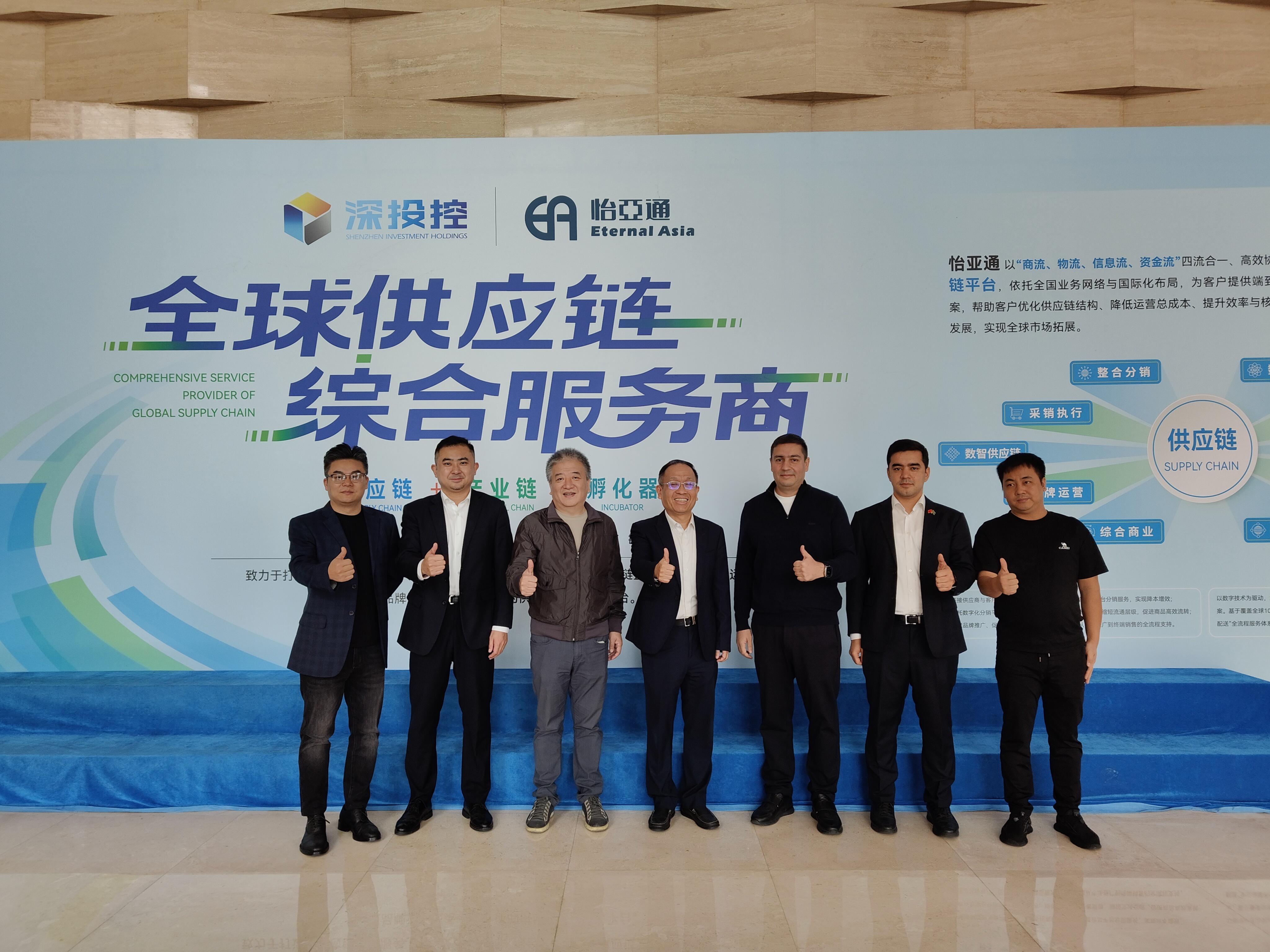 土库曼斯坦交流中心莅临QG刮刮乐，共商中土“一带一路”供应链新通道